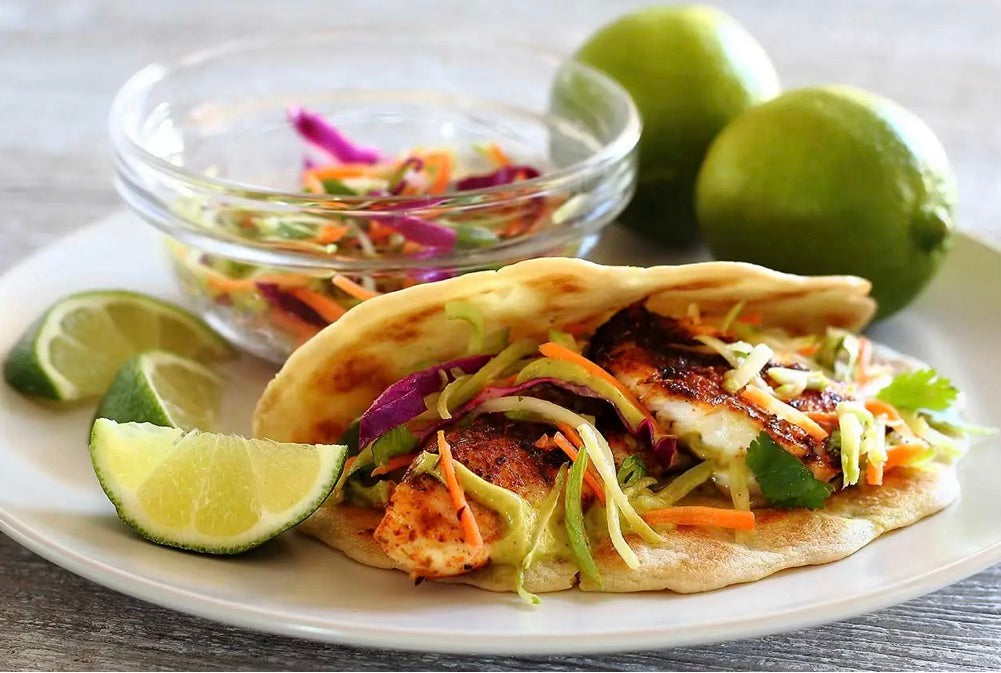 Paleo Tilapia Baja Tacos