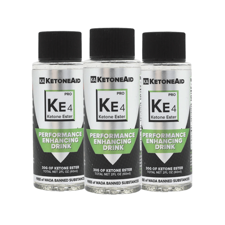 KetoneAid KE4 Pro Ketone Ester (3 Bottles) - Regenavita